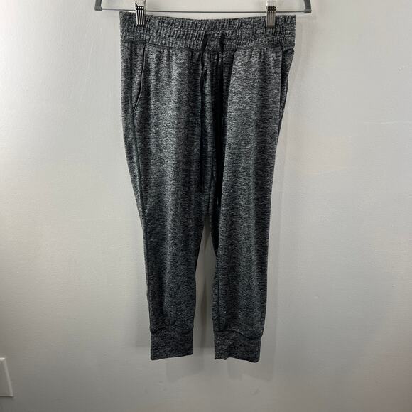 Gap Fit Gray Jogger Pants Drawstring Slash Pocket Pull On Flowy Performance XS - Picture 2 of 8